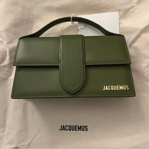 NWT! Jacquemus Le Grand Bambino - Khaki, with strap and dust bag